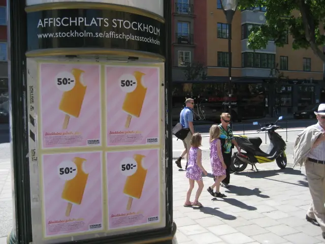Affischplats Stockholm, stadens fria affischeringsyta